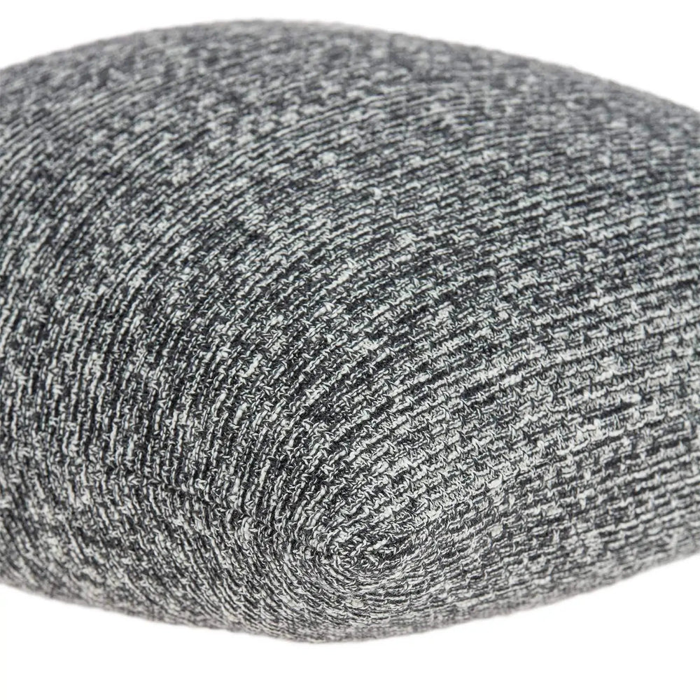 20" Charcoal Woven Cotton Blend Throw Pillow - Homeroots - Flyclothing LLC