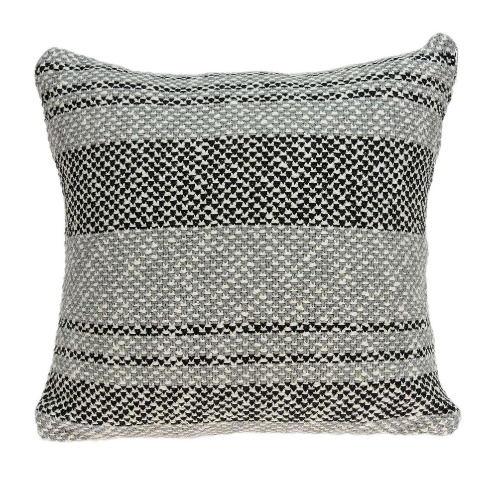 20" X 7" X 20" Stunning Transitional Gray Accent Pillow Cover With Poly Insert - Homeroots - Flyclothing LLC