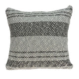 20" X 7" X 20" Stunning Transitional Gray Accent Pillow Cover With Poly Insert - Homeroots