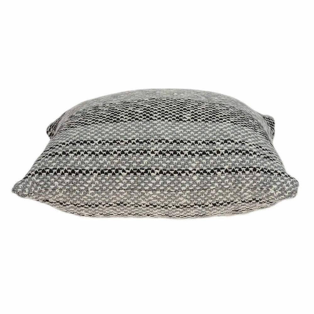 20" X 7" X 20" Stunning Transitional Gray Accent Pillow Cover With Poly Insert - Homeroots - Flyclothing LLC