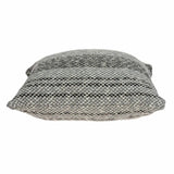 20" X 7" X 20" Stunning Transitional Gray Accent Pillow Cover With Poly Insert - Homeroots