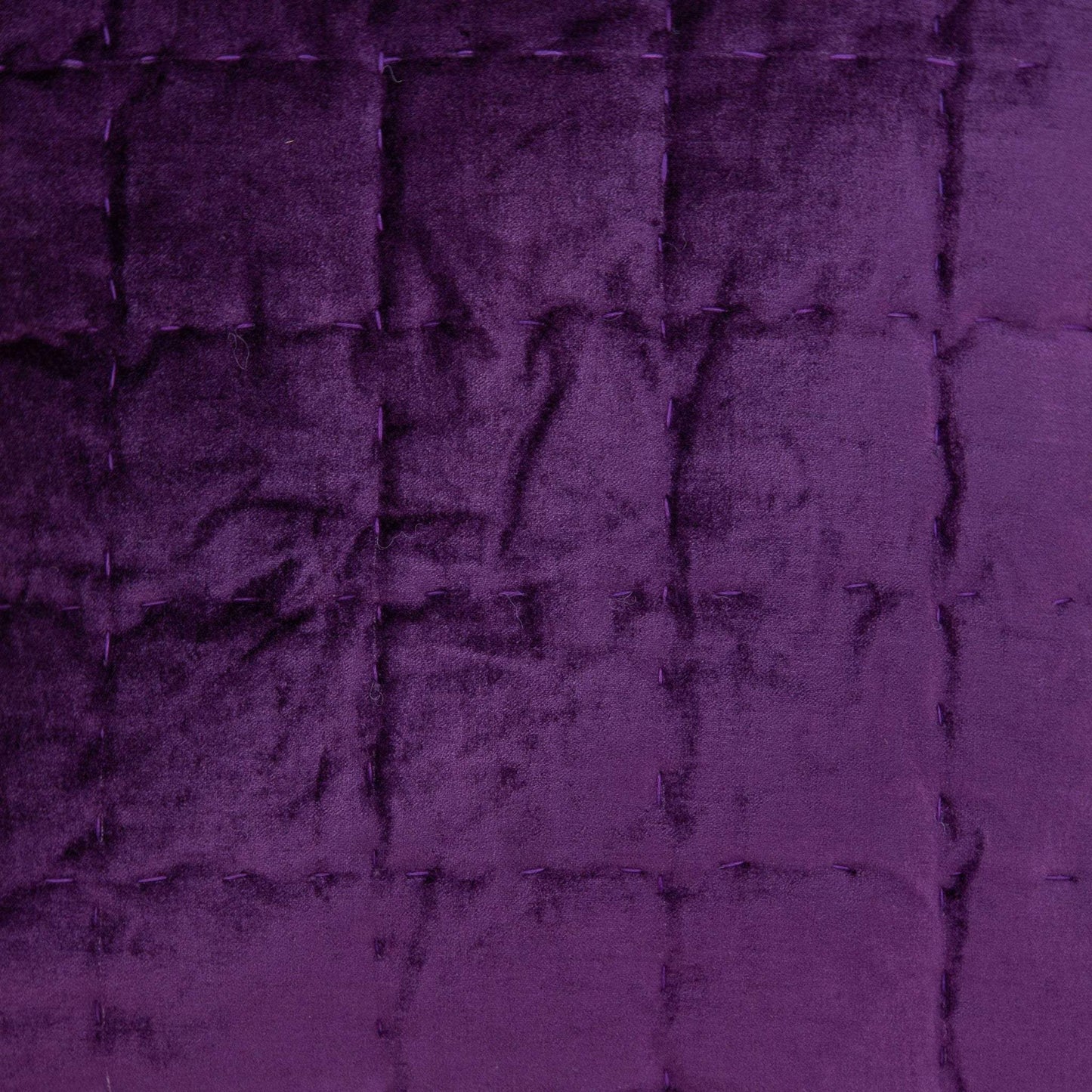 20" X 20" Purple Cotton Blend Zippered Pillow - Homeroots - Flyclothing LLC