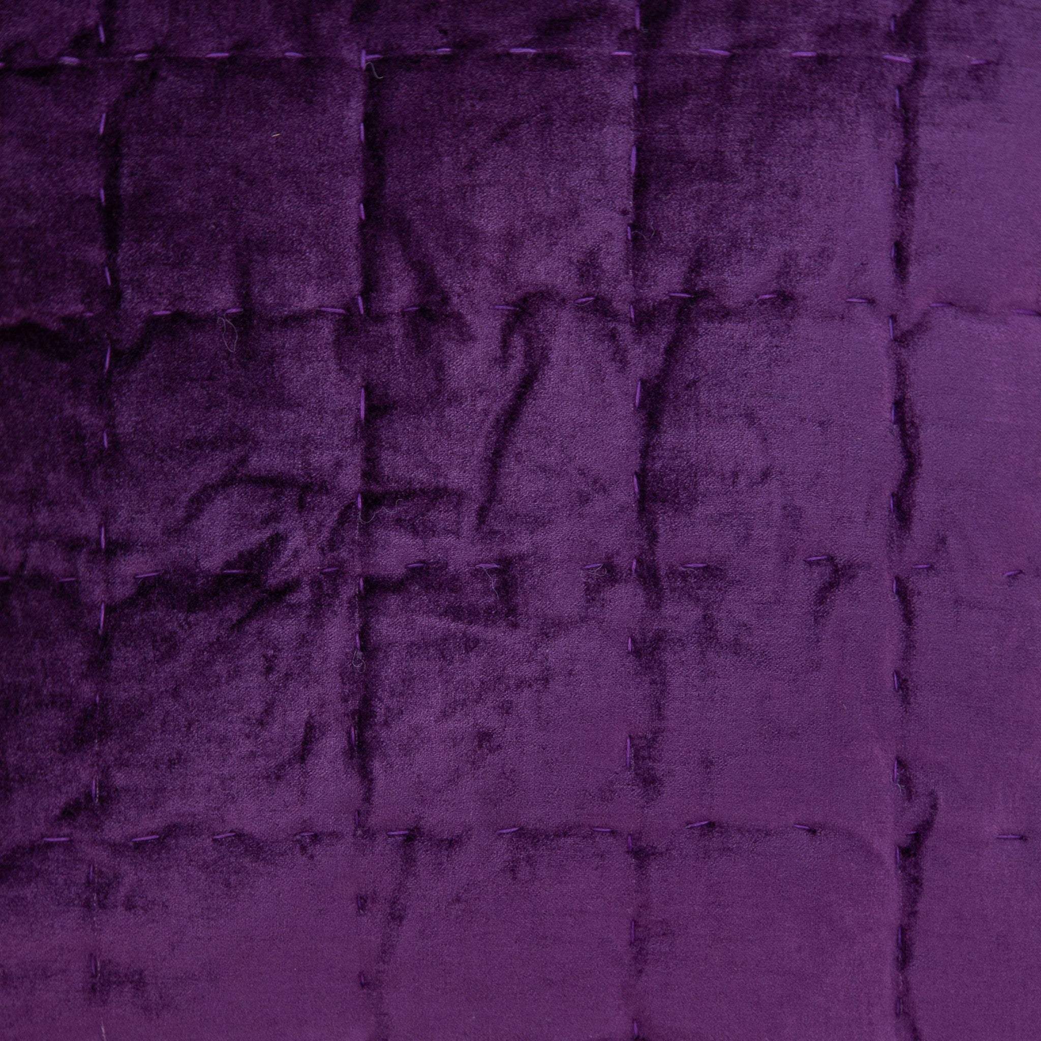 20" X 20" Purple Cotton Blend Zippered Pillow - Homeroots - Flyclothing LLC