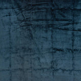 20" X 7" X 20" Transitional Dark Blue Quilted Pillow Cover With Poly Insert - Homeroots - Flyclothing LLC