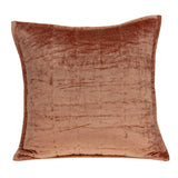 20" X 7" X 20" Transitional Orange Solid Quilted Pillow Cover With Poly Insert - Homeroots - Flyclothing LLC