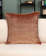 20" X 7" X 20" Transitional Orange Solid Quilted Pillow Cover With Poly Insert - Homeroots - Flyclothing LLC