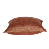20" X 7" X 20" Transitional Orange Solid Quilted Pillow Cover With Poly Insert - Homeroots - Flyclothing LLC