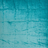 20" X 7" X 20" Transitional Aqua Solid Quilted Pillow Cover With Poly Insert - Homeroots - Flyclothing LLC