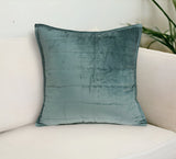 20" X 7" X 20" Transitional Sea Foam Solid Quilted Pillow Cover With Poly Insert - Homeroots