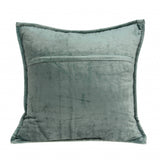 20" X 7" X 20" Transitional Sea Foam Solid Quilted Pillow Cover With Poly Insert - Homeroots - Flyclothing LLC