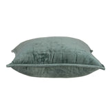 20" X 7" X 20" Transitional Sea Foam Solid Quilted Pillow Cover With Poly Insert - Homeroots - Flyclothing LLC