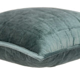 20" X 7" X 20" Transitional Sea Foam Solid Quilted Pillow Cover With Poly Insert - Homeroots - Flyclothing LLC