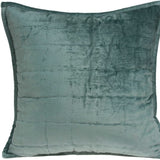 20" X 7" X 20" Transitional Sea Foam Solid Quilted Pillow Cover With Poly Insert - Homeroots - Flyclothing LLC