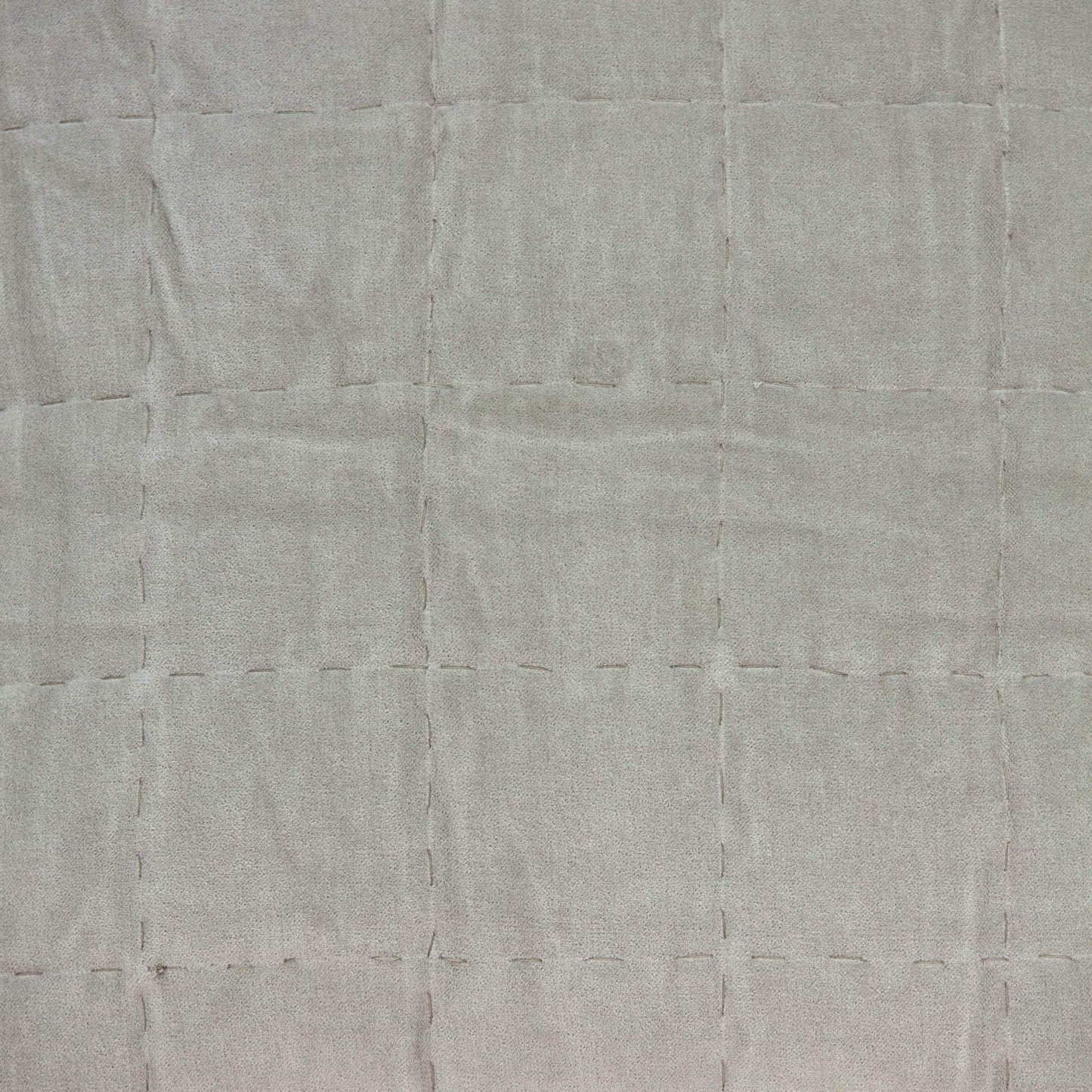 20" X 7" X 20" Transitional Gray Solid Quilted Pillow Cover With Poly Insert - Homeroots - Flyclothing LLC