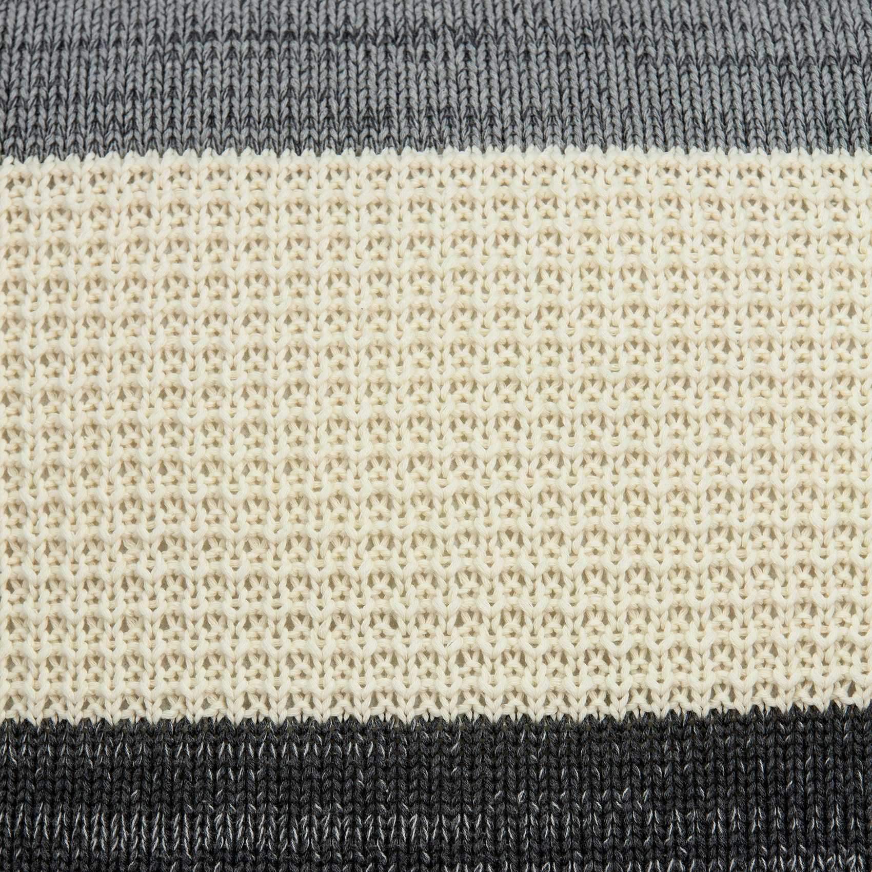 20" X 7" X 20" Transitional Cream And Gray Pillow Cover With Poly Insert - Homeroots - Flyclothing LLC