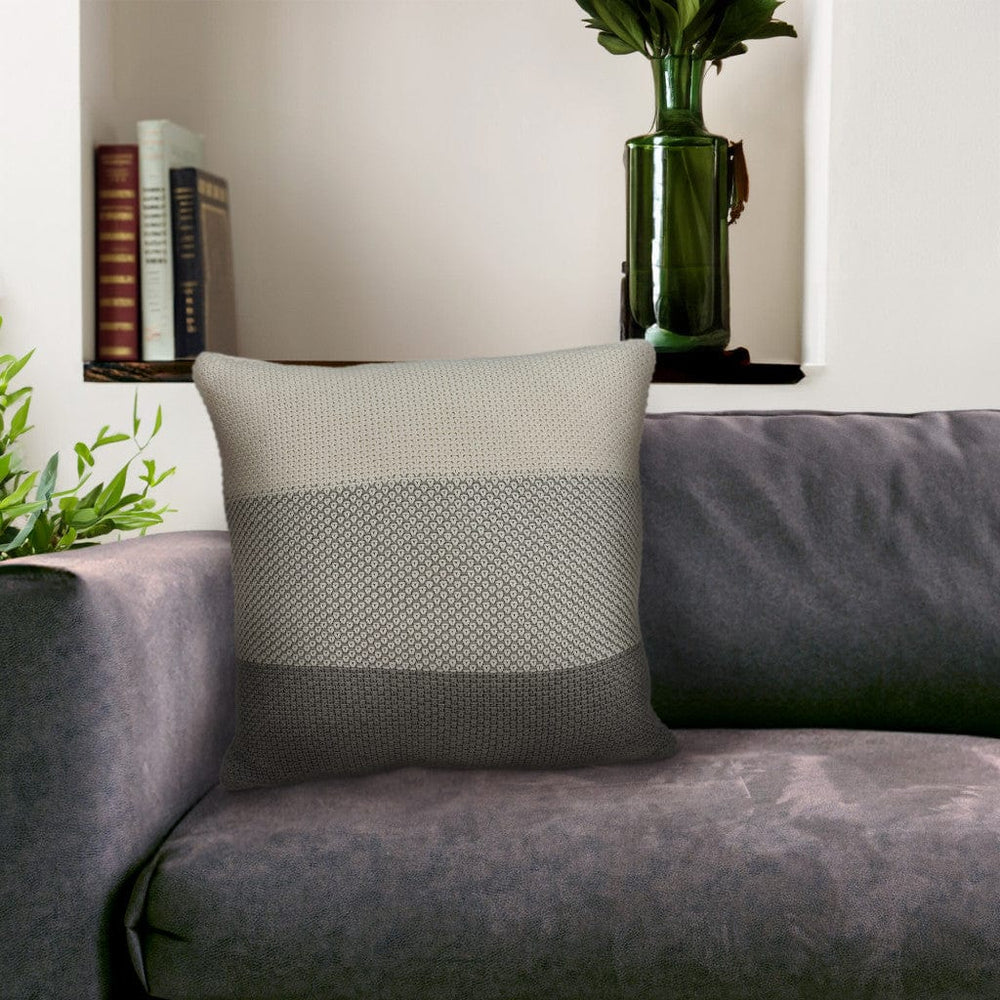 20" X 7" X 20" Transitional Tan Cotton Pillow Cover With Poly Insert - Homeroots - Flyclothing LLC