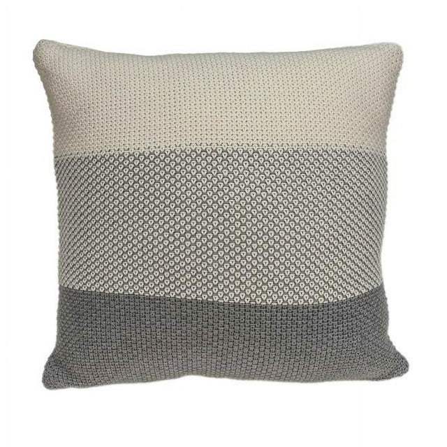 20" X 7" X 20" Transitional Tan Cotton Pillow Cover With Poly Insert - Homeroots - Flyclothing LLC