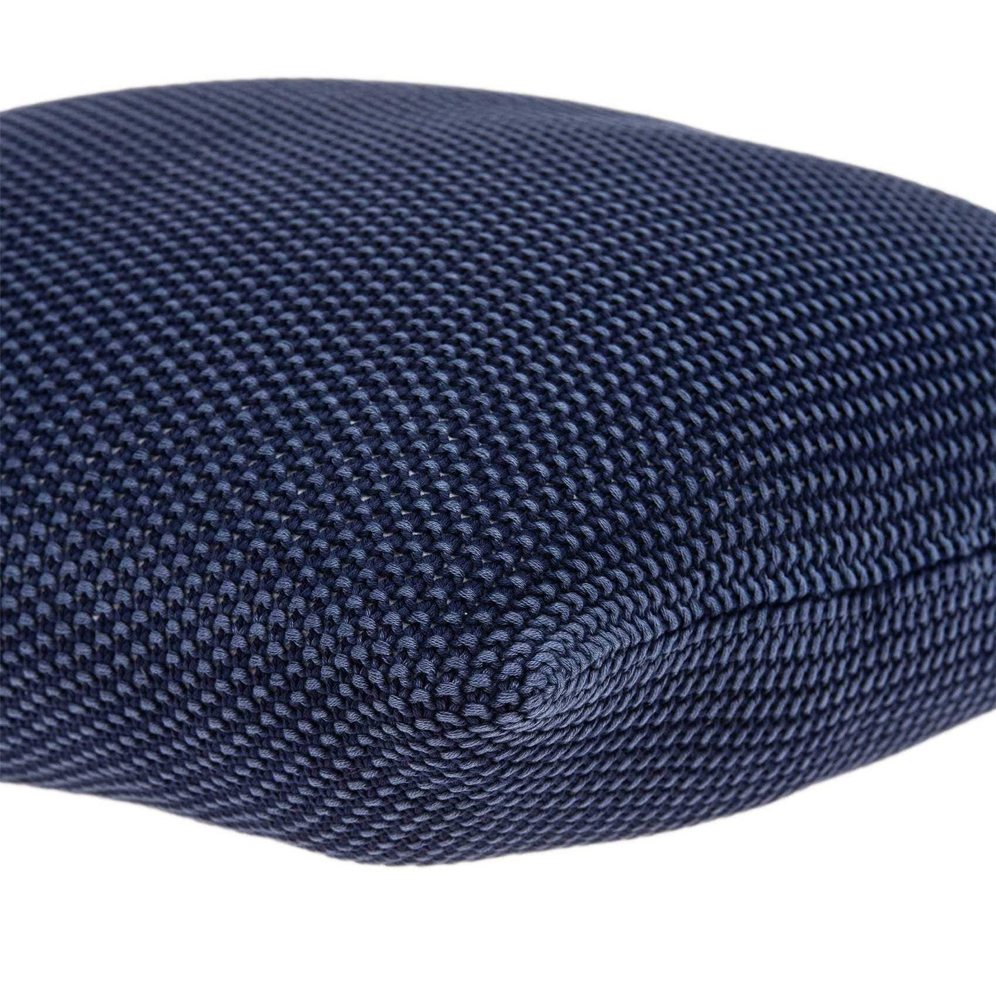 18" X 5" X 18" Transitional Blue Pillow Cover With Poly Insert - Homeroots - Flyclothing LLC