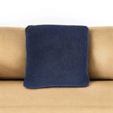 18" X 5" X 18" Transitional Blue Pillow Cover With Poly Insert - Homeroots