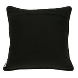 20" X 7" X 20" Transitional Black And White Pillow Cover With Poly Insert - Homeroots