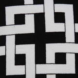 20" X 7" X 20" Transitional Black And White Pillow Cover With Poly Insert - Homeroots - Flyclothing LLC