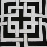 20" X 7" X 20" Transitional Black And White Pillow Cover With Poly Insert - Homeroots - Flyclothing LLC