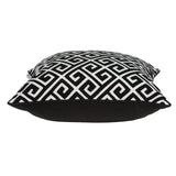 20" X 7" X 20" Cool Transitional Black And White Pillow Cover With Poly Insert - Homeroots - Flyclothing LLC