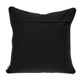 20" X 7" X 20" Transitional Black And White Zebra Pillow Cover With Poly Insert - Homeroots