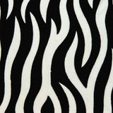 20" X 7" X 20" Transitional Black And White Zebra Pillow Cover With Poly Insert - Homeroots - Flyclothing LLC
