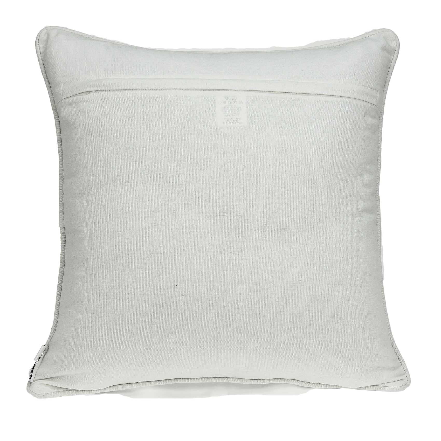 20" Gray and Orange Braided Cotton Throw Pillow - Homeroots - Flyclothing LLC