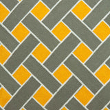 20" Gray and Orange Braided Cotton Throw Pillow - Homeroots - Flyclothing LLC