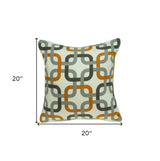 20" X 7" X 20" Multicolor Pillow Cover With Poly Insert - Homeroots - Flyclothing LLC