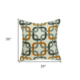 20" X 7" X 20" Multicolor Pillow Cover With Poly Insert - Homeroots