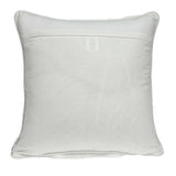 20" X 7" X 20" Transitional Gray And White Pillow Cover With Poly Insert - Homeroots