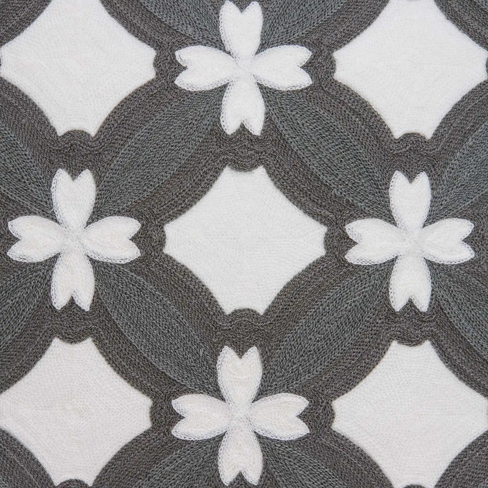 20" X 7" X 20" Transitional Gray And White Pillow Cover With Poly Insert - Homeroots - Flyclothing LLC