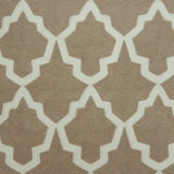 20" X 7" X 20" Transitional Beige And White Pillow Cover With Poly Insert - Homeroots - Flyclothing LLC