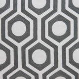 20" X 7" X 20" Cool Gray And White Pillow Cover With Poly Insert - Homeroots - Flyclothing LLC