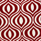 20" X 7" X 20" Transitional Red And White Pillow Cover With Poly Insert - Homeroots - Flyclothing LLC