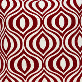 20" X 7" X 20" Transitional Red And White Pillow Cover With Poly Insert - Homeroots - Flyclothing LLC