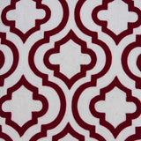 20" X 7" X 20" Transitional Red And White Accent Pillow Cover With Poly Insert - Homeroots - Flyclothing LLC