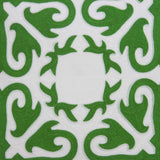 20" X 7" X 20" Traditional Green And White Accent Pillow Cover With Poly Insert - Homeroots - Flyclothing LLC