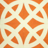 20" X 7" X 20" Transitional Orange Pillow Cover With Poly Insert - Homeroots - Flyclothing LLC