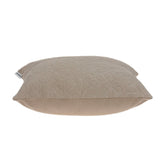 20" X 7" X 20" Elegant Transitional Tan Pillow Cover With Poly Insert - Homeroots