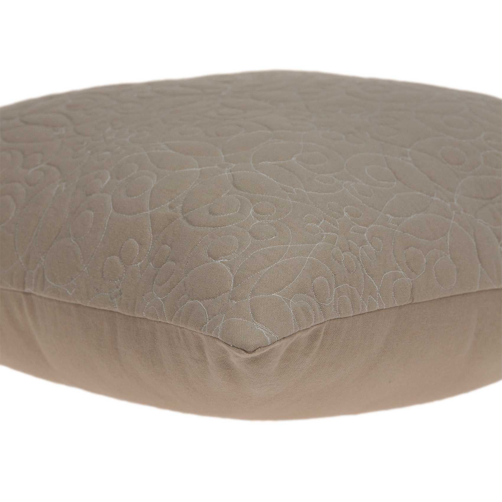 20" X 7" X 20" Elegant Transitional Tan Pillow Cover With Poly Insert - Homeroots - Flyclothing LLC