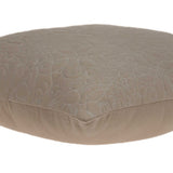 20" X 7" X 20" Elegant Transitional Tan Pillow Cover With Poly Insert - Homeroots - Flyclothing LLC