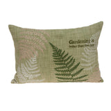 20" X 6" X 14" Tropical Green Pillow Cover With Poly Insert - Homeroots