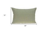 20" X 6" X 14" Tropical Green Pillow Cover With Poly Insert - Homeroots