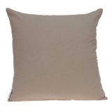 20" X 7" X 20" Stunning Transitional Tan Cotton Pillow Cover With Poly Insert - Homeroots
