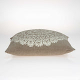 20" X 7" X 20" Traditional Tan Pillow Cover With Poly Insert - Homeroots - Flyclothing LLC