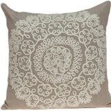20" X 7" X 20" Traditional Tan Pillow Cover With Poly Insert - Homeroots - Flyclothing LLC